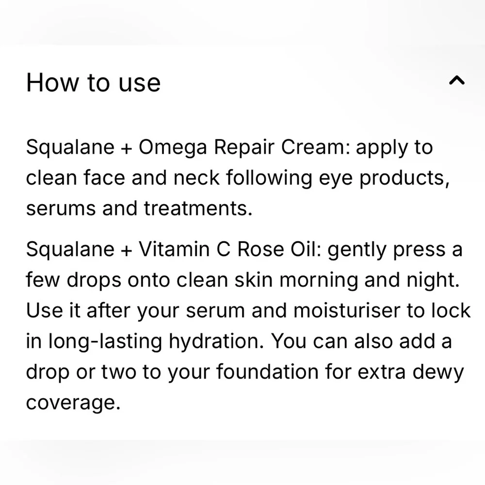 Biossance - The Hydration Hits | Squalane + Omega Repair Cream & Vit. C Rose Oil